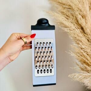 GOODCOOK Black White Plastic Stainless Steel Silver Folding Kitchen Grater Tool